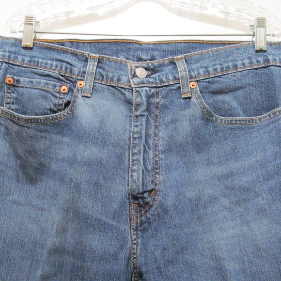 Levi's 505 Men's Jeans 34x30.5 Medium Wash Amazing Cond ~ Dry Cleaned & Pressed! - Picture 7 of 16